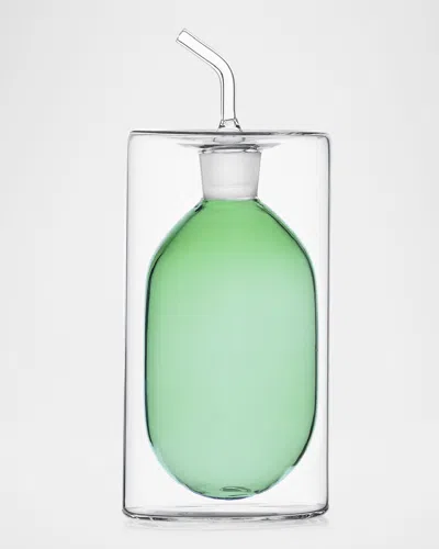 Ichendorf Cilindro Colore Oil Bottle, 8.5 Oz. In Green