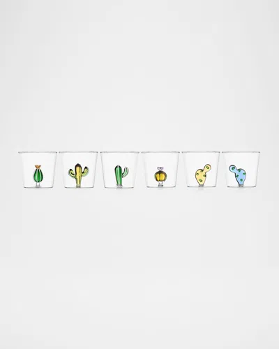 ICHENDORF DESERT PLANTS ASSORTED TUMBLERS, SET OF 6