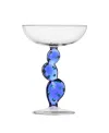 Ichendorf Desert Plants Cactus Champagne Bowl, 10.1 Oz. In Blue
