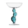Ichendorf Desert Plants Cactus Coupe Glass In Blue