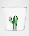 Ichendorf Desert Plants Cactus Glass Tumbler, 11.8 Oz.