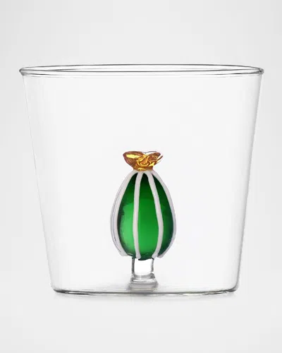 Ichendorf Desert Plants Cactus Glass Tumbler, 11.8 Oz.