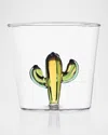Ichendorf Desert Plants Cactus Glass Tumbler, 11.8 Oz.