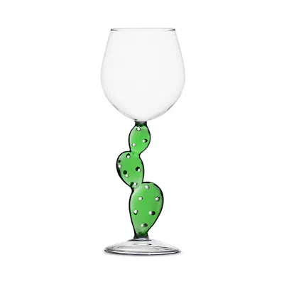 Ichendorf Desert Plants Cactus Wine Glass In Green