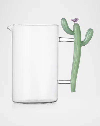 Ichendorf Desert Plants Glass Cactus Jug, 50.7 Oz. In Transparent