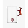 Ichendorf Multicolor Dogs Bassotto With Ball Borosilicate-glass Jug In Multi