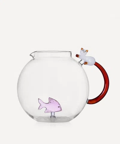 Ichendorf Fish And Cat Jug In Multi