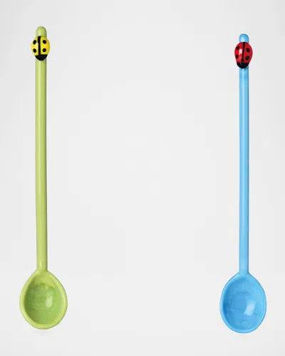Ichendorf Fruits & Flowers Ladybug Teaspoons, Set Of 2