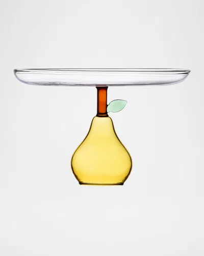 Ichendorf Fruits & Flowers Raised Pear Cake Stand
