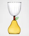 Ichendorf Fruits & Flowers Stemmed Pear Glass, 10.1 oz