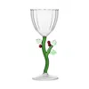 Ichendorf Holly Stemmed Glass In Green