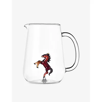 Ichendorf Horse Glass Jug In Transparent