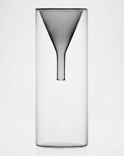 Ichendorf Kado Single Flower 10" Vase In Smoke