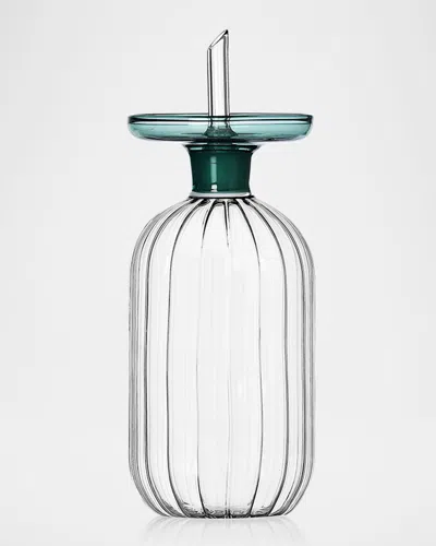 Ichendorf Lotus Large Oil Bottle, 11.8 Oz. In Blue