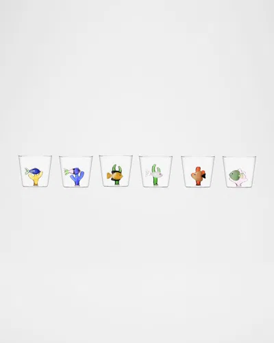 ICHENDORF MARINE GARDEN ASSORTED TUMBLERS, SET OF 6