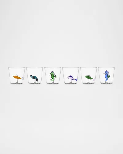 Ichendorf Marine Garden Assorted Tumblers, Set Of 6 In Multi