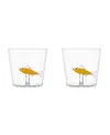 Ichendorf Marine Garden Sardine Tumblers, 11.8 Oz, Set Of 2 In Amber