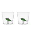 Ichendorf Marine Garden Sardine Tumblers, 11.8 Oz, Set Of 2 In Green