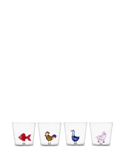 ICHENDORF MILANO ANIMAL FARM TUMBLER (SET OF FOUR)