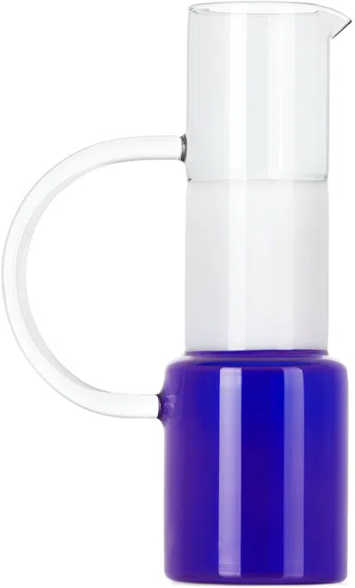 Ichendorf Milano Blue Caipirinha Jug In Blue/white/smoke