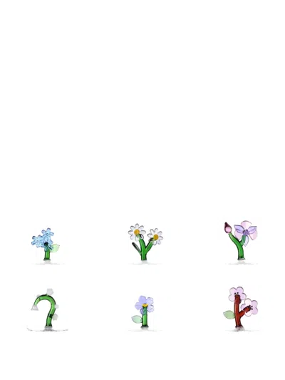 Ichendorf Milano Botanica Flower-embellishment Tumbler (set Of Six) In Multi