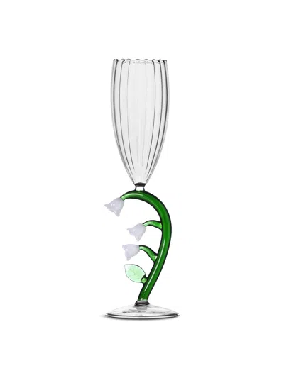 Ichendorf Milano Botanical Optical Flute Flower In White