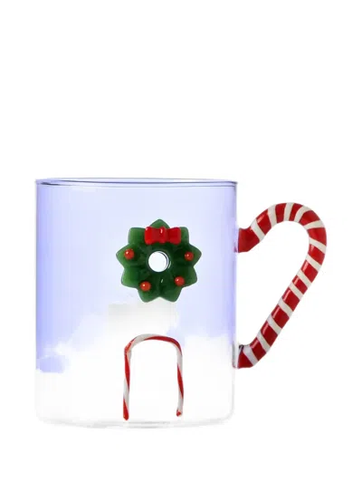 Ichendorf Milano Candy Cane-handle Mugs (set Of Two) In Transparent