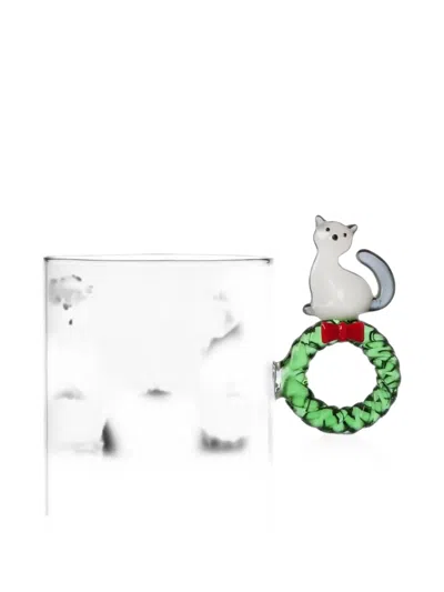 Ichendorf Milano Cat Wreath-handle Mugs (set Of Two) In Multi