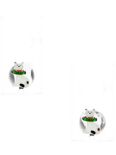 Ichendorf Milano Cat-motif Candle Holders (set Of Two) In Multi