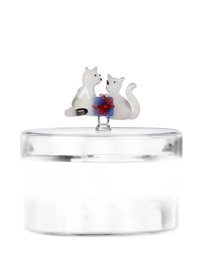 Ichendorf Milano Cat-motif Trinket Box In Transparent