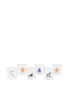 Ichendorf Milano Christmas 3d-detailing Glasses (set Of Six) In Transparent
