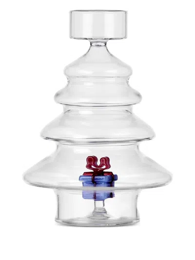 Ichendorf Milano Christmas Tales Candle Holder (11cm X 16.5cm) In Transparent