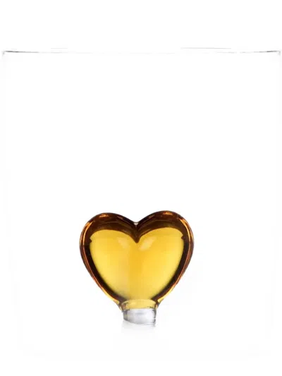 Ichendorf Milano Cuore Glasses (set Of Four) In Yellow