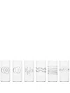 Ichendorf Milano Decò Tall Glasses (set Of Six) In Neutrals