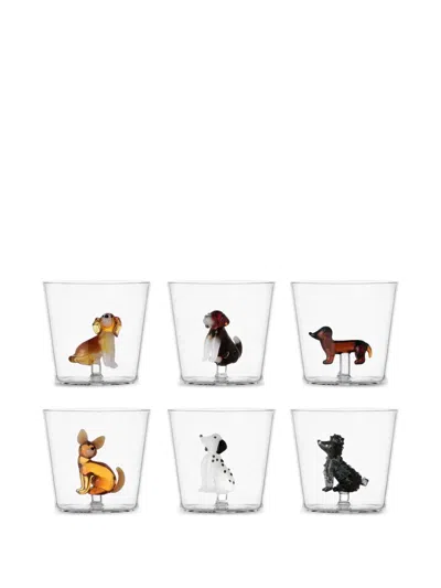 ICHENDORF MILANO DOGS TUMBLERS (SET OF SIX)