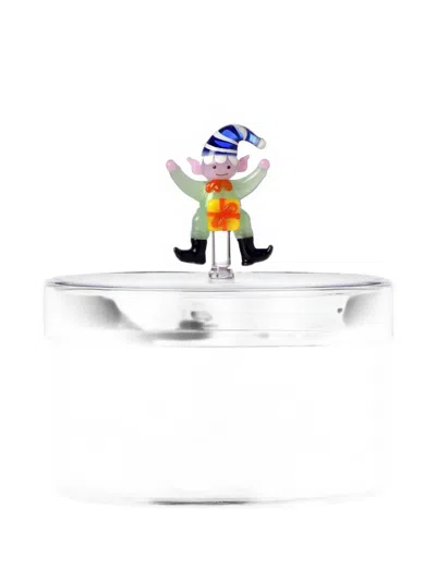 Ichendorf Milano Elf-detail Lidded Box (12cm X 13cm) In Transparent