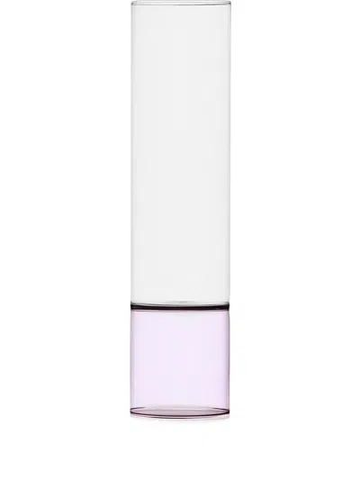 Ichendorf Milano Extra Large Grooved Bamboo Vase In Pink