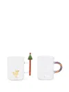 Ichendorf Milano Fawn Mugs (set Of 2) In White