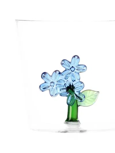 Ichendorf Milano Flower-detail Tumbler Set (set Of Four) In Blue