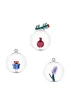 Ichendorf Milano Glass-enclosed Christmas Ornament Set In Multi