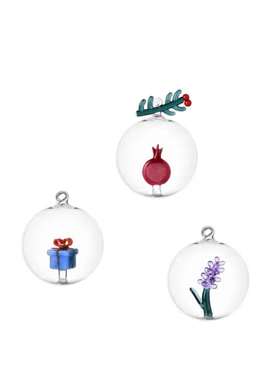 Ichendorf Milano Glass-enclosed Christmas Ornament Set In Multi