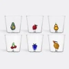 Ichendorf Milano Set Of Six Fruits And Flowers Tumblers In Multicolor