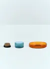 Ichendorf Milano Kenzan Glass Tray Set In Multicolour