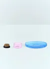 Ichendorf Milano Kenzan Glass Tray Set In Multicolour