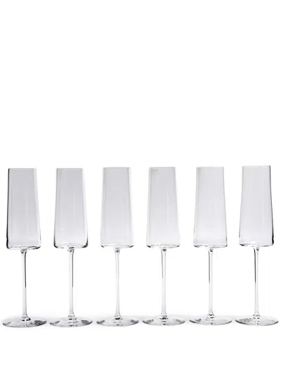 Ichendorf Milano Manhattan Champagne Flute Set In Neutrals