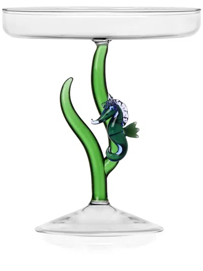 Ichendorf Milano Marine Garden Seahorse Glass Stand (17cm X 9.5cm) In 中性色