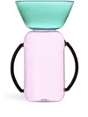 Ichendorf Milano Medium Gelée Glass Vase (14cm X 25cm) In Pink