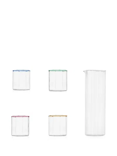 Ichendorf Milano Octave Jug And Glasses (set Of Five) In Transparent