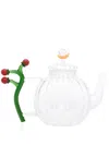 Ichendorf Milano Optic Tomatoes And Snail Teapot (22cm X 19cm) In White