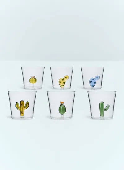 Ichendorf Milano Set Of Six Desert Plant Tumblers In Multi